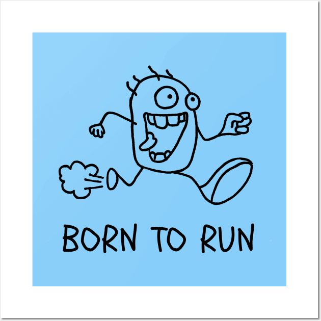 Harvey was Born to Run Wall Art by Dreanpitch